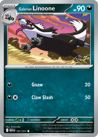 Galarian Linoone