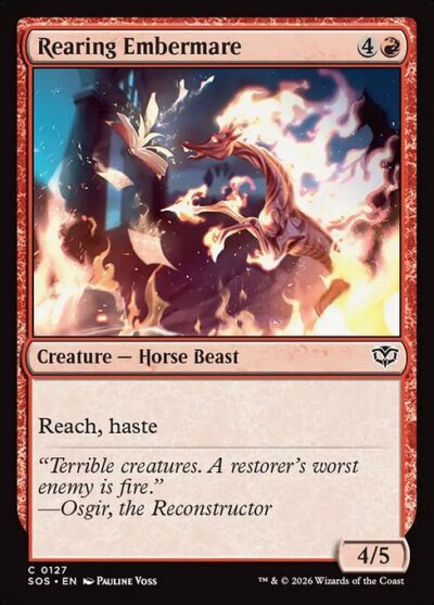 Rearing Embermare
