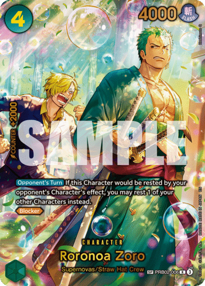 Roronoa Zoro - PRB02-006 (SP)