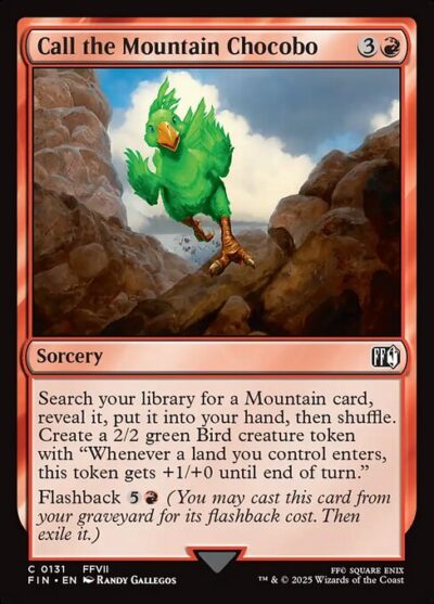Call the Mountain Chocobo